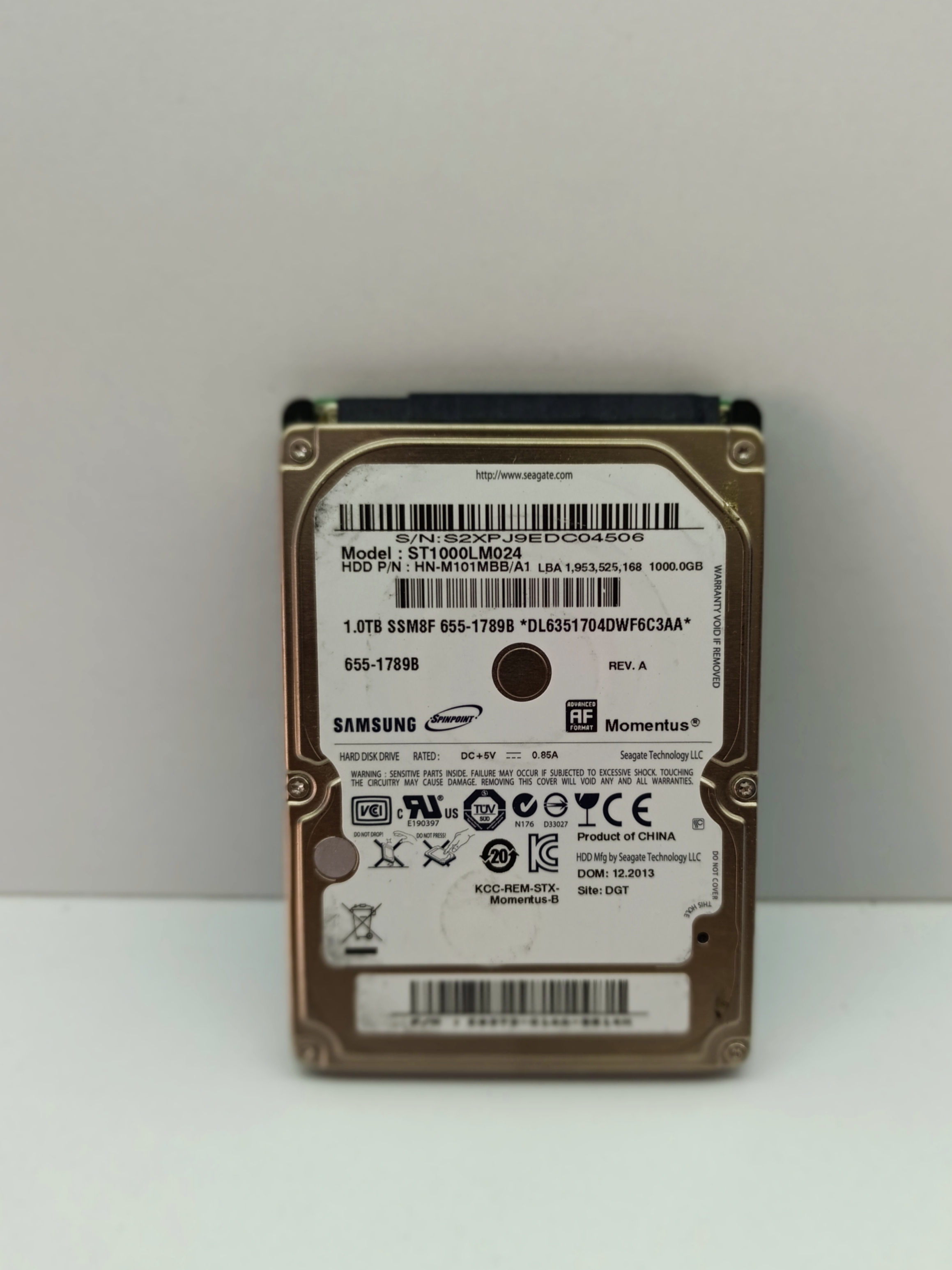 هارد سامسونگ 1 ترابایت سفید (HDD)