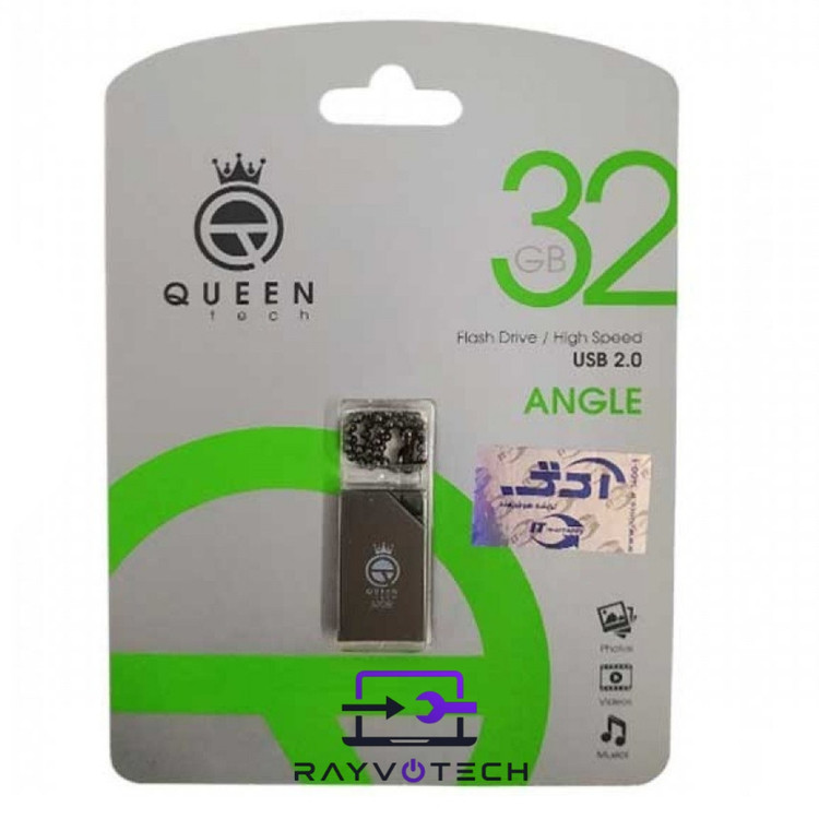 فلش مموری کوین تک (Queen Tech) مدل Angle ظرفیت 32 گیگابایت
