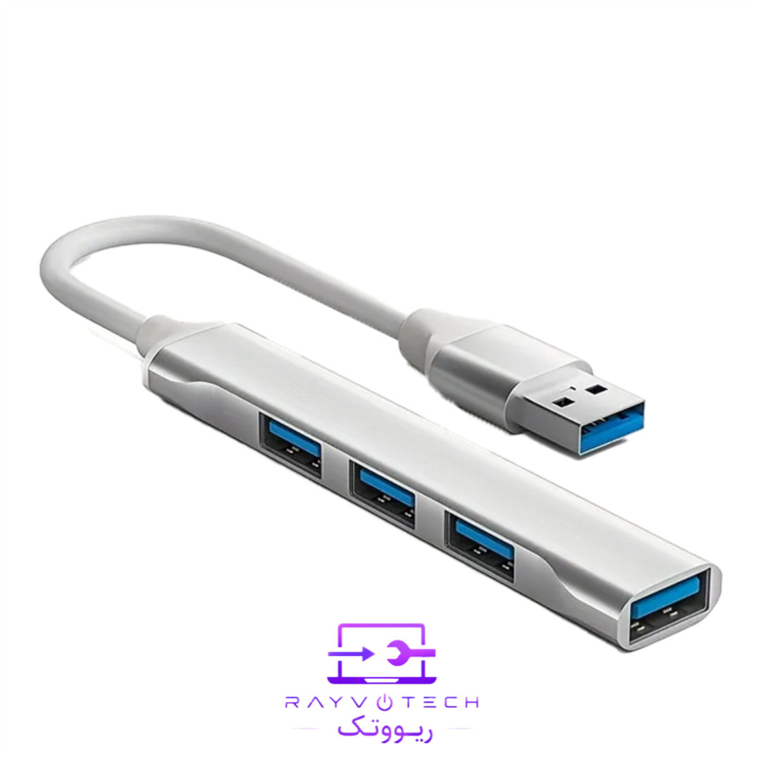 هاب 4 پورت USB 3.0 فلزی مدل A809