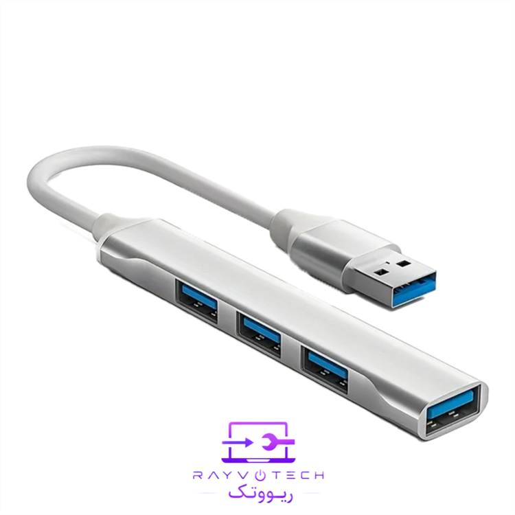 هاب 4 پورت USB 3.0 فلزی مدل A809