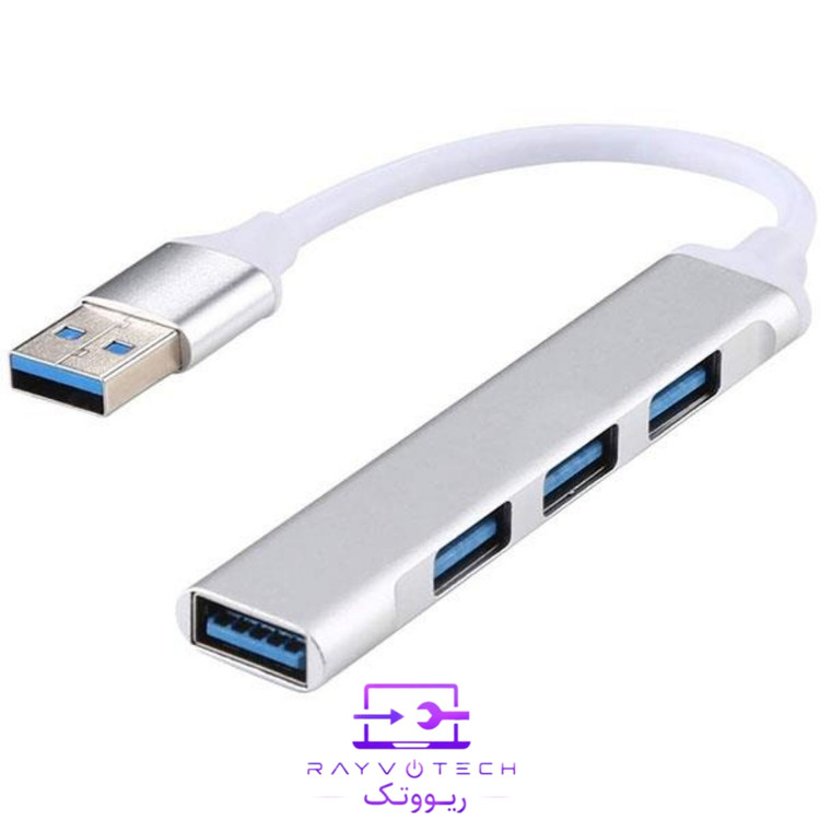 هاب 4 پورت USB 3.0 فلزی مدل A809