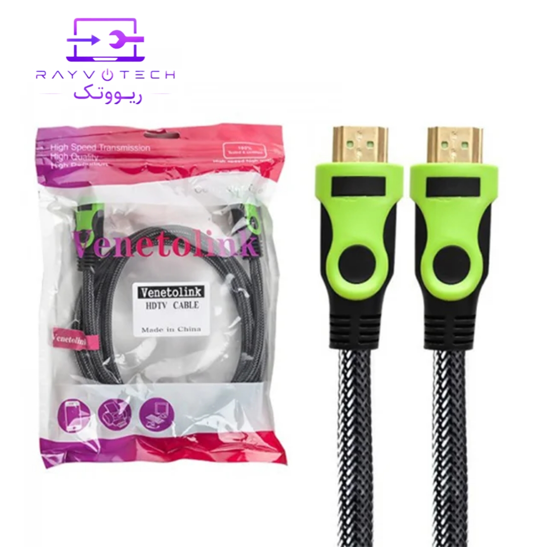 کابل تصویر HDMI کنفی ونتولینک (Venetolink) طول 3 متر