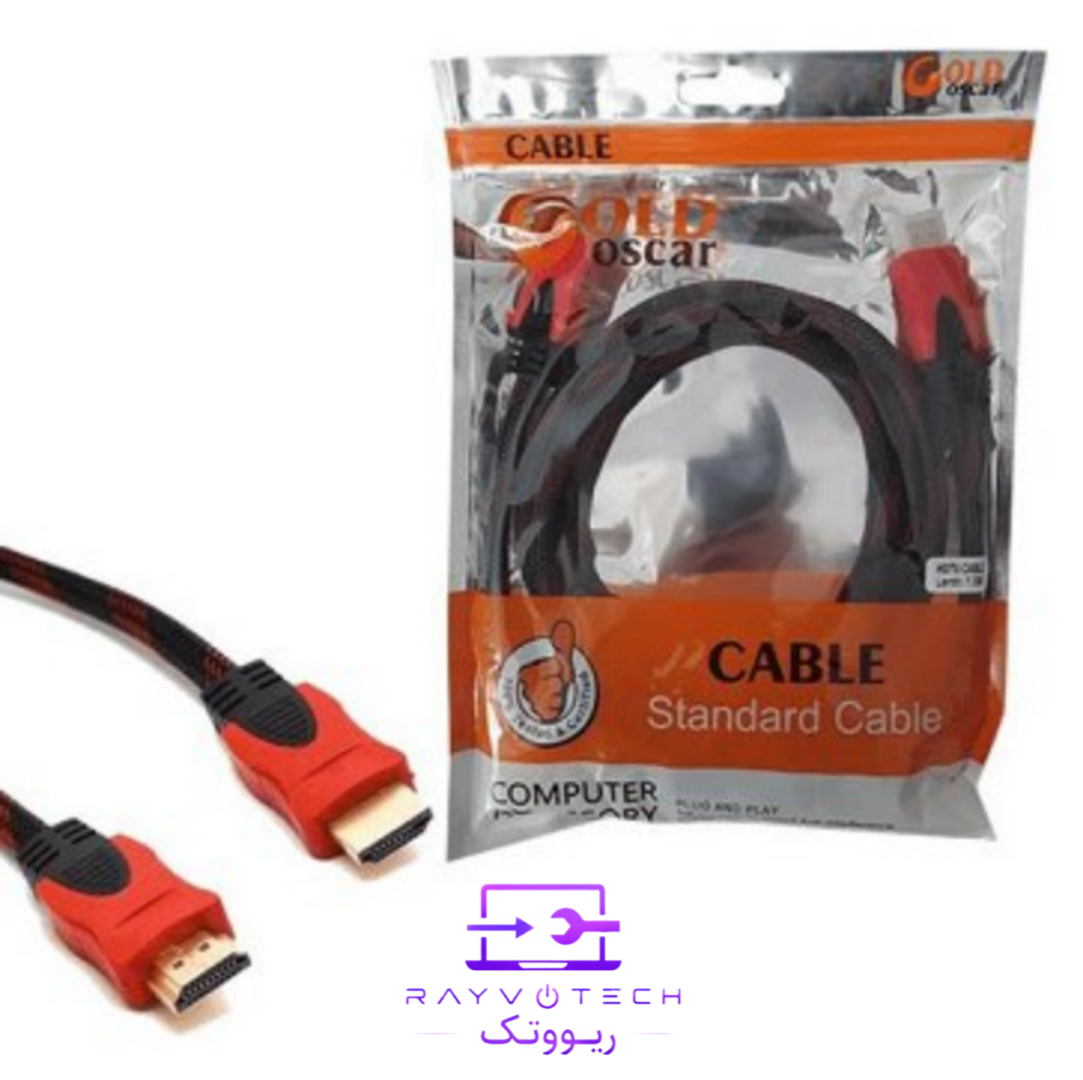 کابل کنفی HDMI Gold Oscar 1.5M