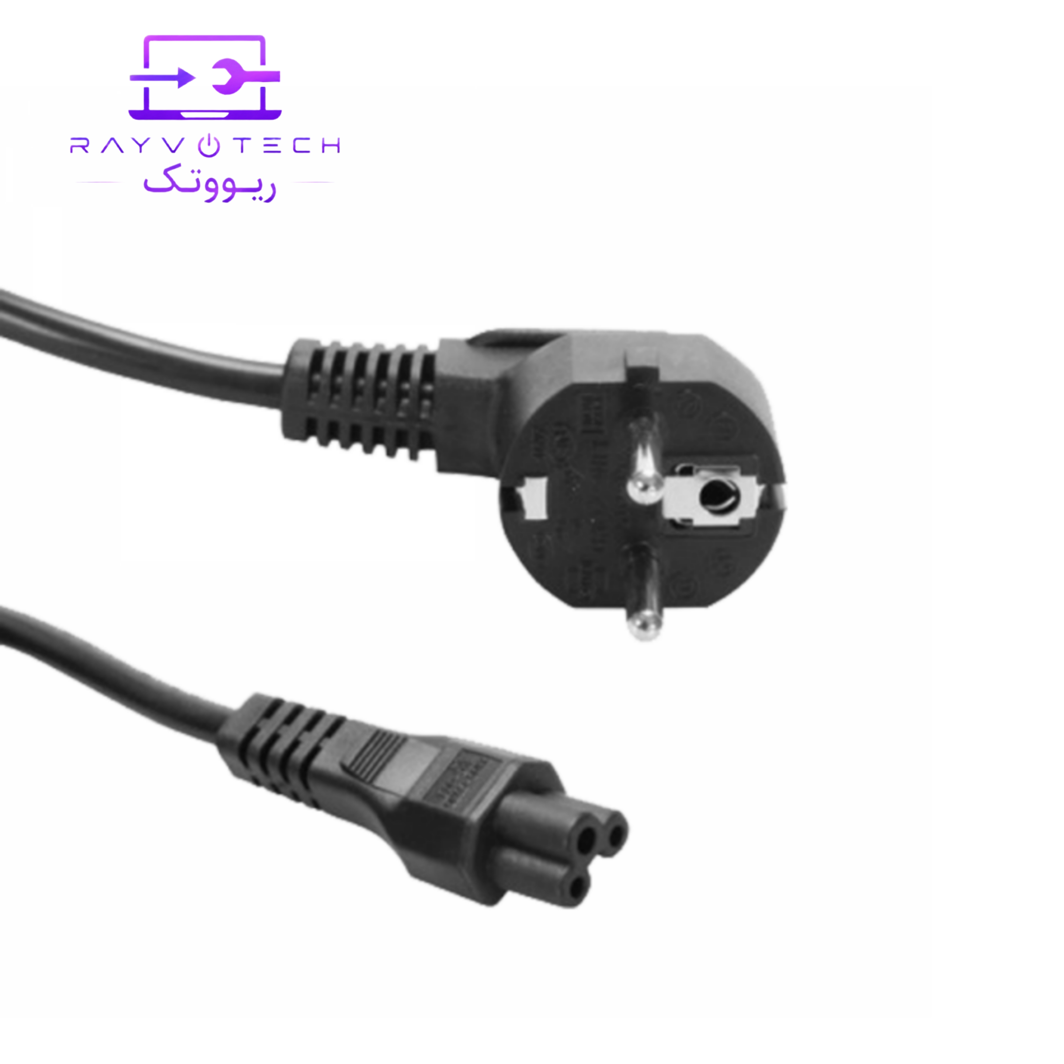کابل برق آداپتور لپ‌تاپ (سه پین) تیگران (Tigran) مدل K-860 طول 1.5 متر