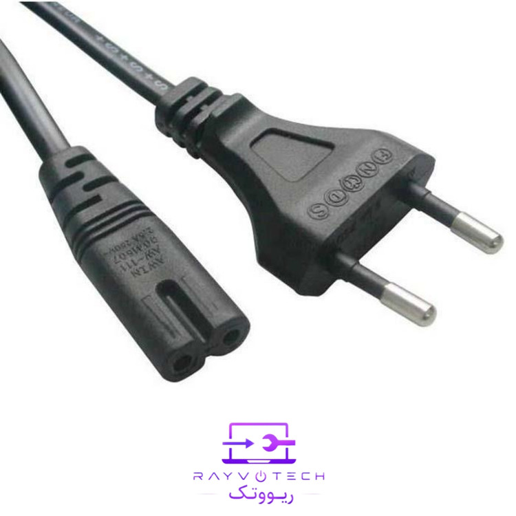 کابل برق دو چاک (رادیویی) طول 1.5 متر