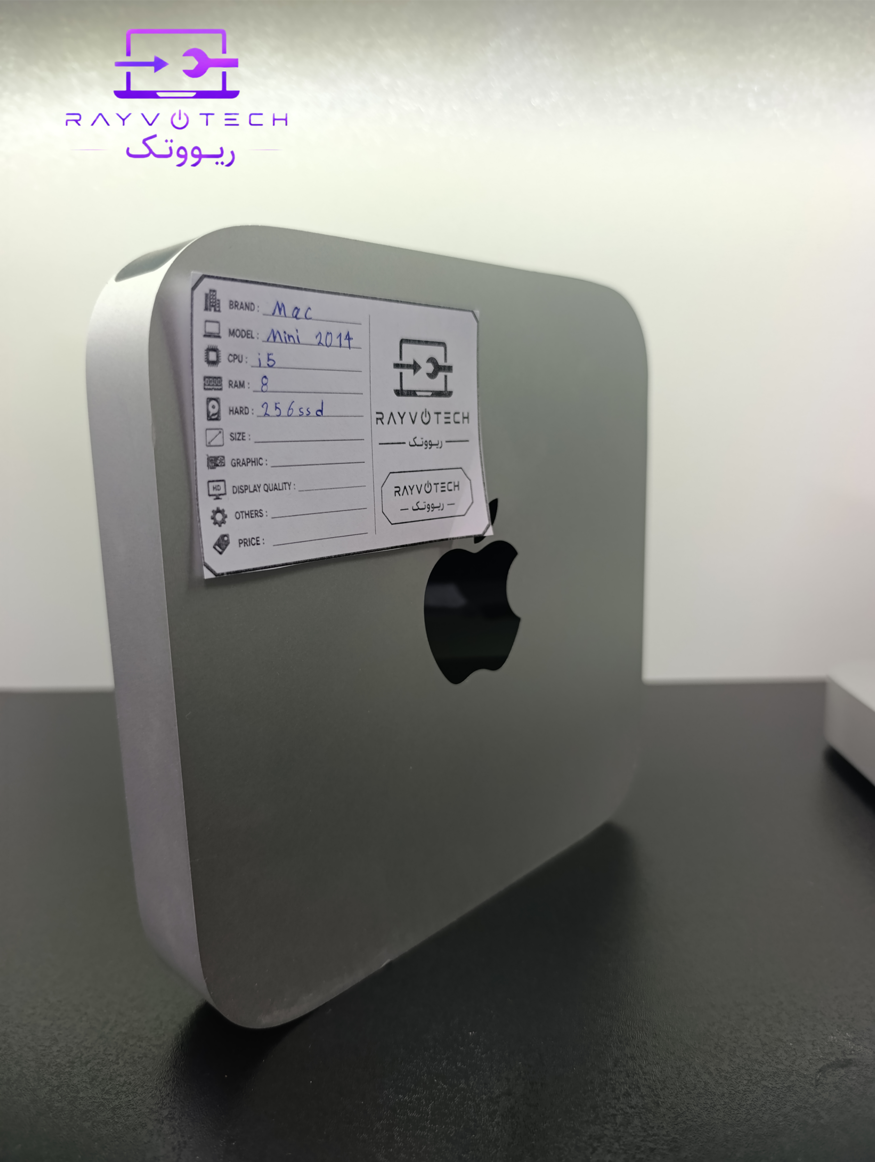 مینی کیس اپل مک مینی (Mac Mini) مدل 2014 - پردازنده i5 / رم 8 گیگابایت (کارکرده/استوک)