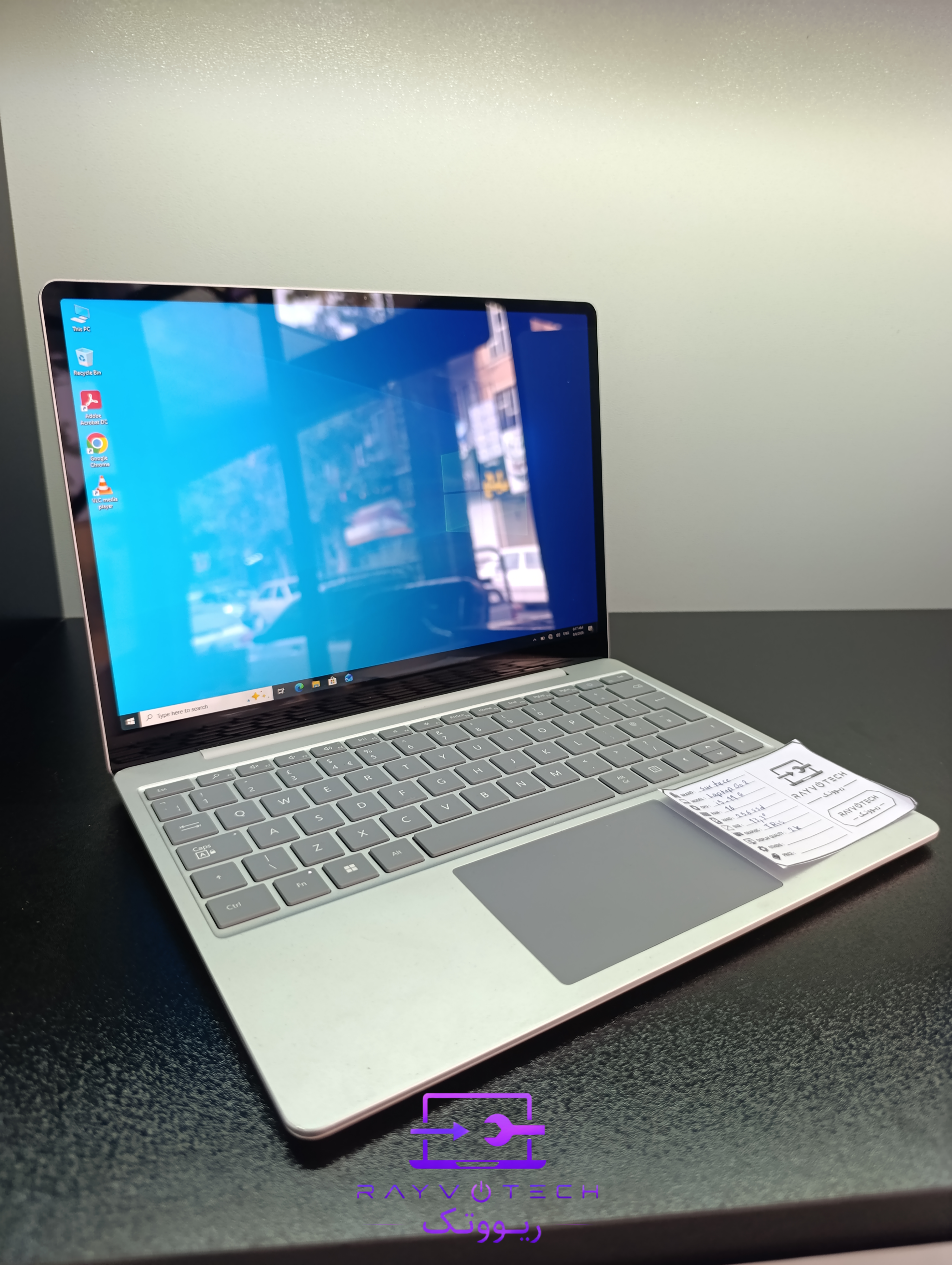 لپ‌تاپ لمسی استوک مایکروسافت سرفیس لپ‌تاپ گو ۲ (Microsoft Surface Laptop Go 2) پردازنده i5 نسل ۱۱ / رم 16GB / حافظه 256GB SSD