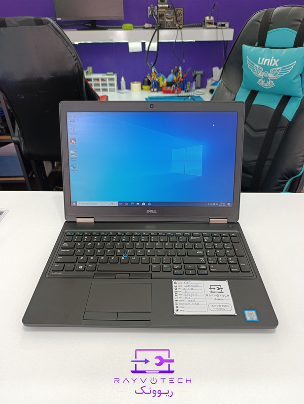 لپتاپ استوک دل (Dell) مدل Latitude 5580 پردازنده i5 نسل ۶ / رم 8GB / حافظه 512GB SSD