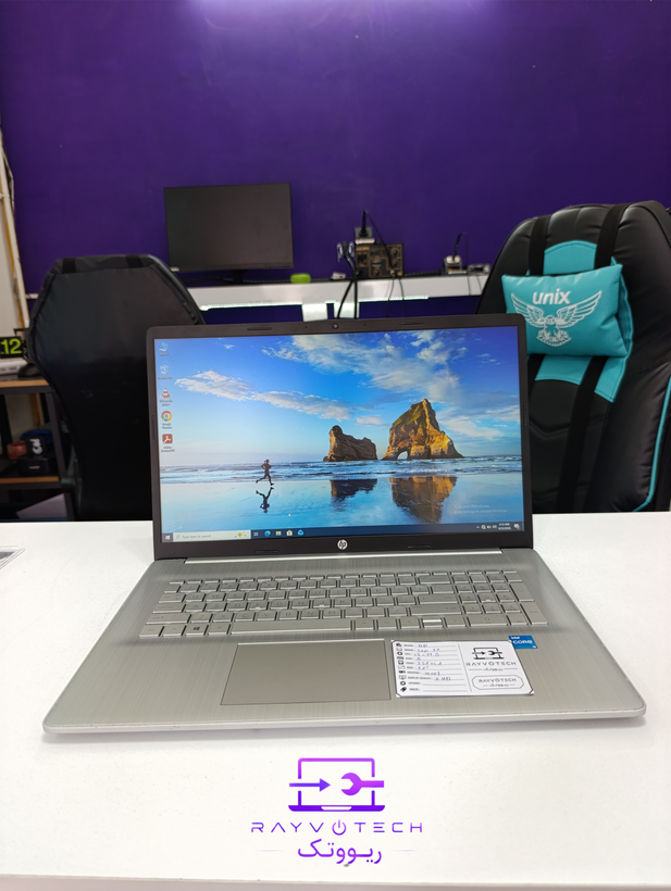 لپتاپ استوک اچپی (HP) مدل 17 اینچی / پردازنده i3 نسل ۱۱ / رم 8GB / حافظه 256GB SSD