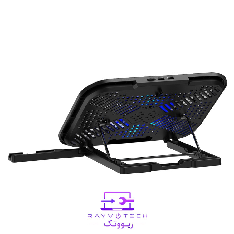پایه خنککننده (کول پد) لپتاپ تک فن رپو (Rapoo) مدل CF100