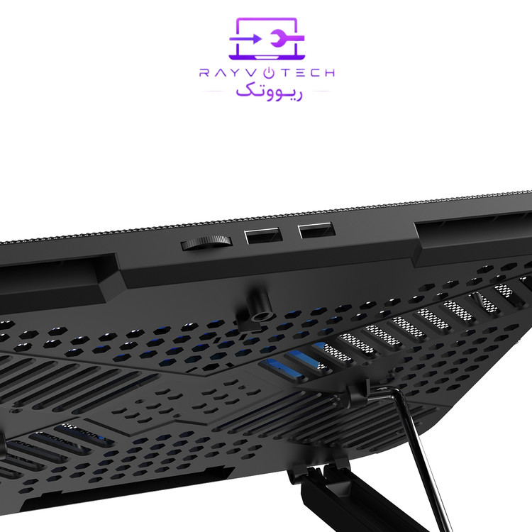 پایه خنککننده (کول پد) لپتاپ تک فن رپو (Rapoo) مدل CF100