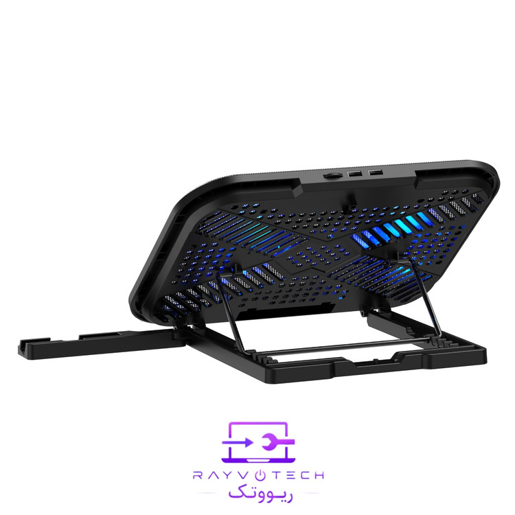 پایه خنککننده (کول پد) لپتاپ دو فن رپو (Rapoo) مدل CF200