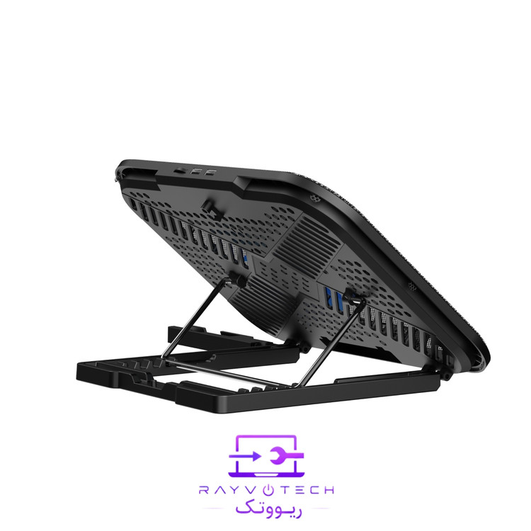 پایه خنککننده (کول پد) لپتاپ دو فن رپو (Rapoo) مدل CF200