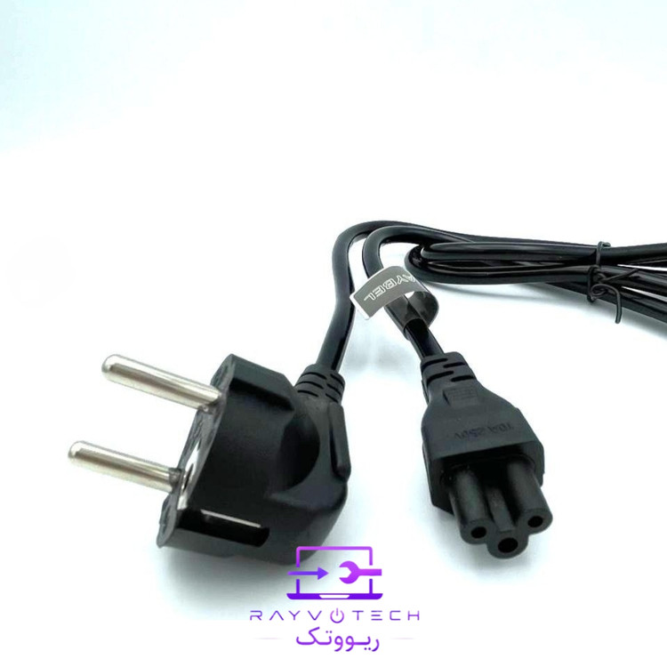 کابل برق آداپتور لپتاپ (سه پین) بایبل (Baybel) طول 1.5 متر