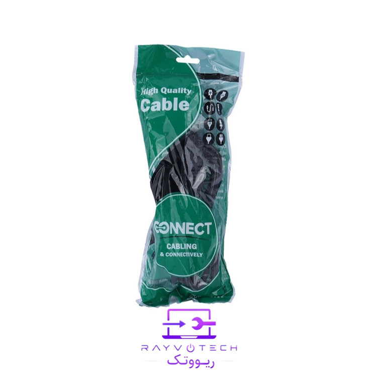 کابل برق آداپتور لپتاپ (سه پین) کانکت (Connect) طول 1.5 متر